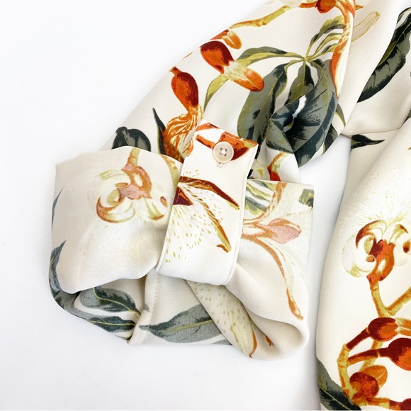 Babaton X Aritzia Kahlo Longline Duster Robe Trench Coat Jacket: Tropical Floral - Picture 8 of 13